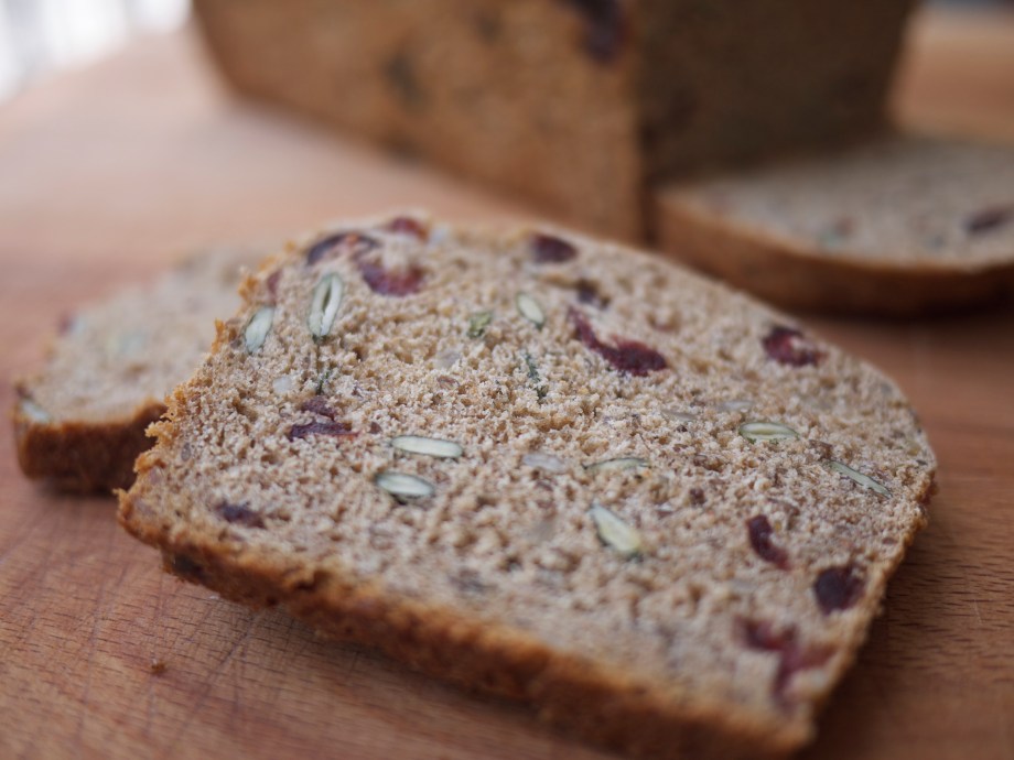 Seed and Berry Honey Whole Wheat Bread 
