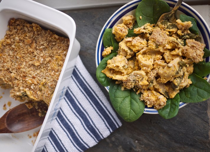 Beer and Butternut Squash Mac and Cheese from Kiwi and Peach