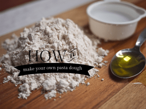 Whole Wheat Pasta Dough How-To from Kiwi and Peach