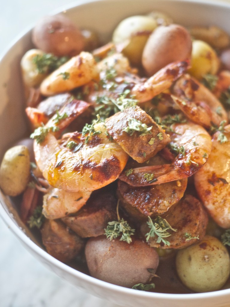 Kiwi and Peach: Low Country Boil